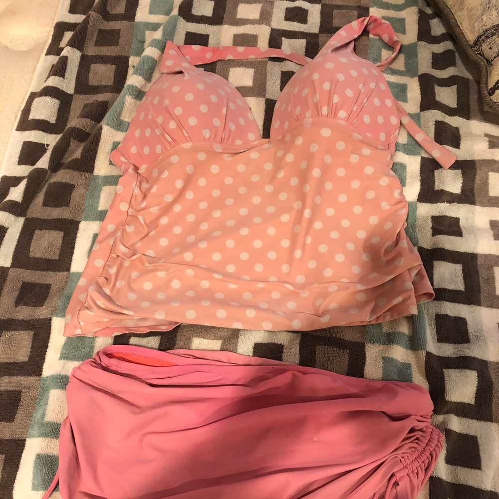 Pink Bathing Suit Set